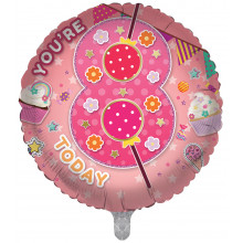Foil Balloon Age 8 Girl Sweet 2 Designs Double Sided