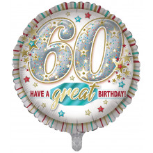 Foil Balloon Age 60 Unisex