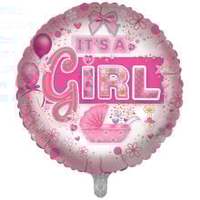 Foil Balloon It's A Girl Welcome 2 Designs Double Sided