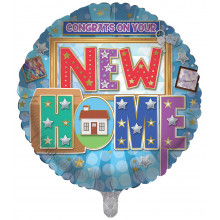 Foil Balloon New Home 2 Designs Double Sided