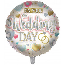 Foil Balloon Wedding Day 2 Designs Double Sided