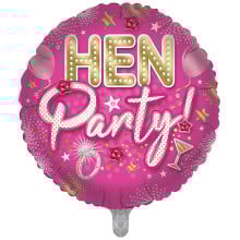 Foil Balloon Hen Party 2 Designs Double Sided