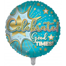 Foil Balloon Celebrate Unisex 2 Designs Double Sided