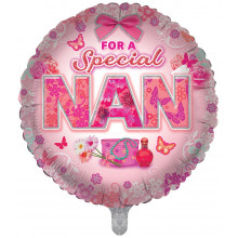 Foil Balloon Special Nan 2 Designs Double Sided