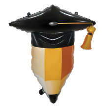 Graduation Cap 27" Jumbo Foil Balloon