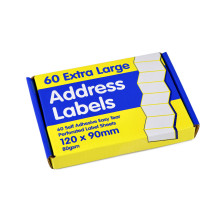 Extra Large Premium Address Labels 120x90mm 60's