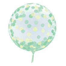 18" Vortex Sphere Balloon Spotted Green