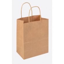 Eco Gift Bag Kraft Medium 175mm x 225mm x 105mm