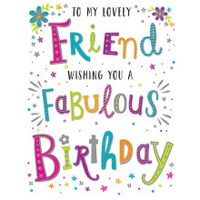 Friend Female Text C50 Cards C80659