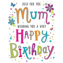 Mum Text C50 Card C80663