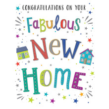 New Home Text 60 Cards C80666