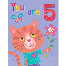 Age 5 Girl C50 Card C81241