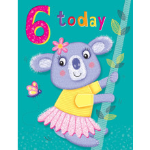 Age 6 Girl C50 Card C81242