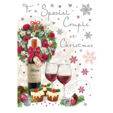 JXC2980 Special Couple Trad C75 Christmas Card C85136