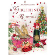 JXC2722 Girlfriend Trad C75 Christmas Card C85398