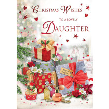 JXC1496 Daughter Trad C75 Christmas Card C85476