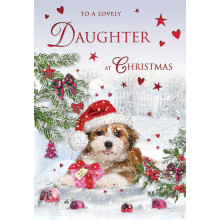 JXC1498 Daughter Cute Christmas Card 75 C85517