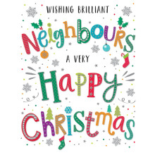 JXC2249 Neighbours Text C50 Christmas Card C85623