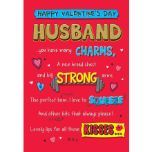 JVC0257 Husband Hum 75 Valentines Day Cards C88424