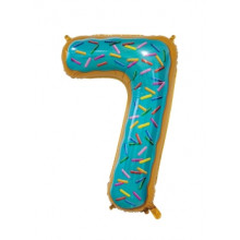 30" Biscuit Number 7 Foil Balloon