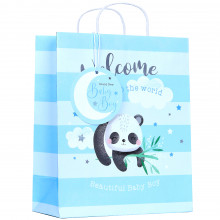 Gift Bag He's Here Medium