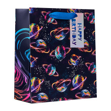 Gift Bag Planet Football Medium