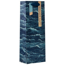 Gift Bag Bottle UMI Birthday Blue