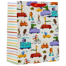 Gift Bag Wheelie Fun Large