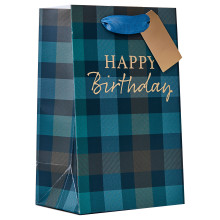 Gift Bag Tartan Small