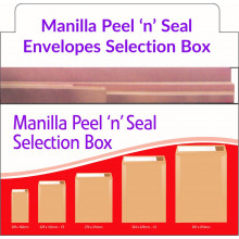 DV Heavy Duty Manilla Envelopes P&S Selection Box