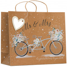 Gift Bag Mr & Mrs Medium Shopper
