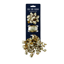 Gold Bow & Cop Set 3 Pce