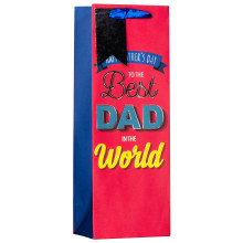 Gift Bag Bottle Best Dad