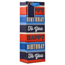 Gift Bag Birthday Text Bottle