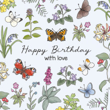 Open Female Trad Square Card EL001