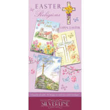 JEC0005 Open Religious Flat Box Easter Cards FB013
