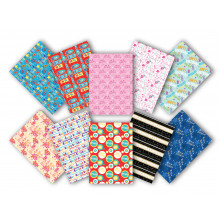 Gift Wrap Sheets Happy Birthday 10 Designs Assorted