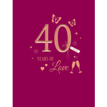 Ruby Anniversary 60 Cards H90032