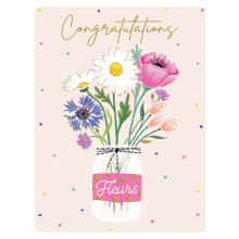 Congratulations Floral 60 Cards H90082