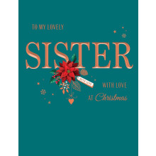 JXC1919 Sister Trad C50 Christmas Card H95073