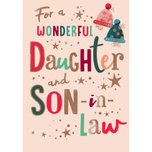 JXC2757 Daughter & Son-In-Law Trad C75 Christmas Card H95082