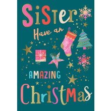 JXC2540 Sister Trad C75 Christmas Card H95088