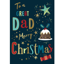JXC2459 Dad Trad C75 Christmas Card H95092