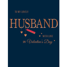 JVC0251 Husband Trad 60 Valentines Day Cards H98003