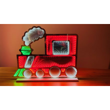 XG3802 60cm Infinity Mirror Train Double Sided 354 LED'S