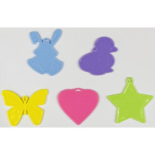 Plastic Weights Pastel 5 asst Shapes