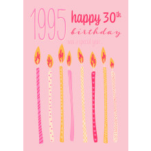 Age 30 Female (1995) C50 Special Year Card JSP005