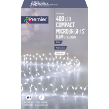 XF3704 400 LED Microbrights White 6.4 Metre Lit Length