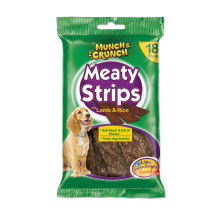 Munch & Crunch Meaty Strips Lamb & Rice 18 Strips