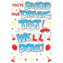 Greetings Cards Driving Test Pass Male